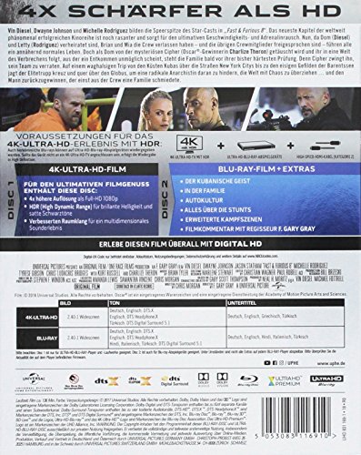 Fast & Furious 8 – Ultra HD Blu-ray [4k + Blu-ray Disc] - 2