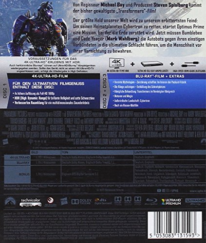 Transformers 5: The Last Knight – Ultra HD Blu-ray [4k + Blu-ray Disc] - 2