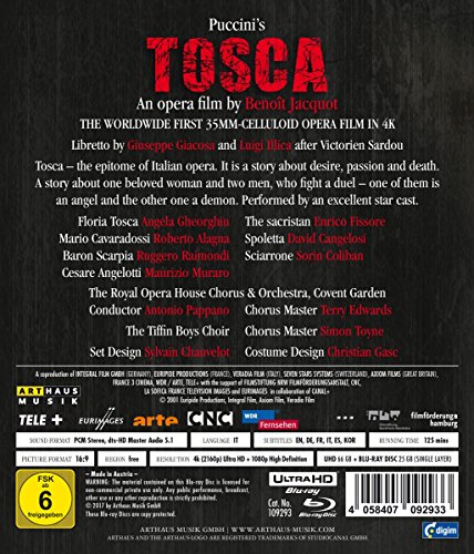 Puccini’s Tosca – Ultra HD Blu-ray [4k + Blu-ray Disc] - 2
