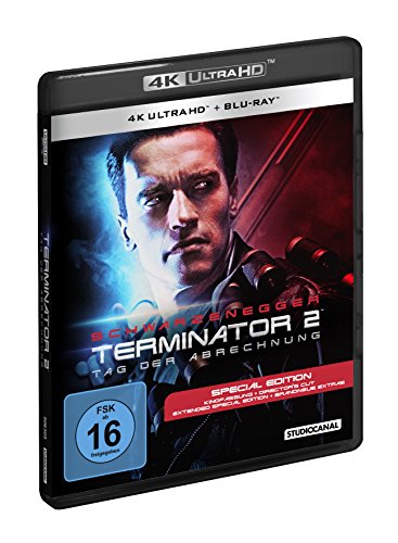 Terminator 2 Tag der Abrechnung auf 4K Ultra HD Blu-ray Frontcover seitlich