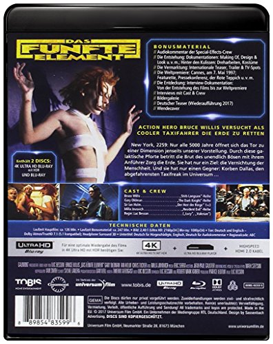 Das Fünfte Element – Ultra HD Blu-ray [4k + Blu-ray Disc] - 2