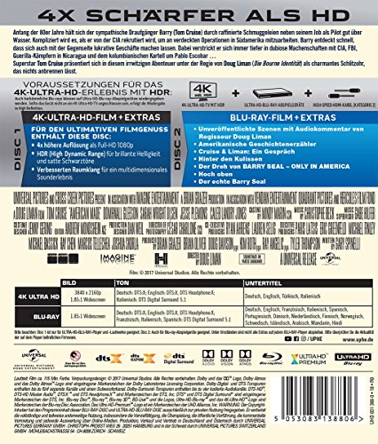 Barry Seal: Only in America – Ultra HD Blu-ray [4k + Blu-ray Disc] - 2