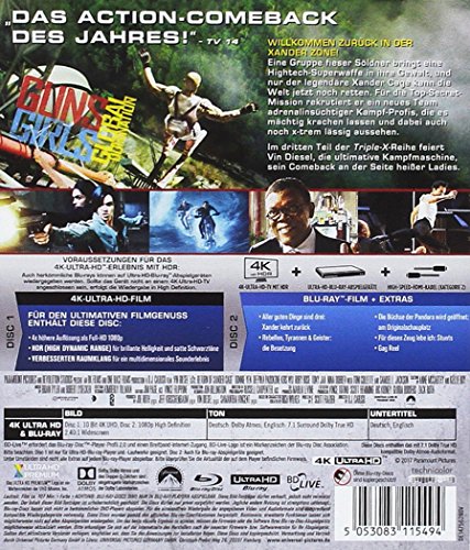 xXx: Die Rückkehr des Xander Cage – Ultra HD Blu-ray [4k + Blu-ray Disc] - 2