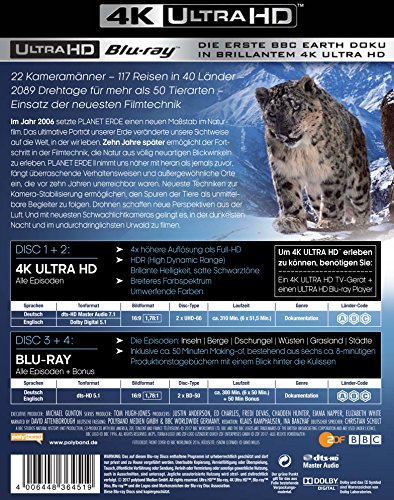 Planet Erde II: Eine Erde – viele Welten – Ultra HD Blu-ray [4k + Blu-ray Disc] - 2