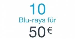 Nur heute: 10 Blu-rays für 50 EUR