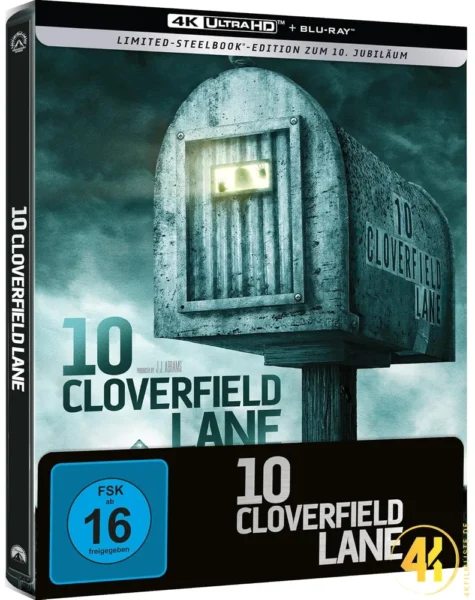 10 Cloverfield Lane 4K Steelbook Seitenansicht Ultra HD Blu-ray Disc