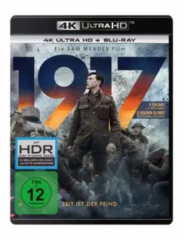 1917 - 4K UHD Blu-ray Disc Cover mit George MacKay als Lance Corporal Schofield