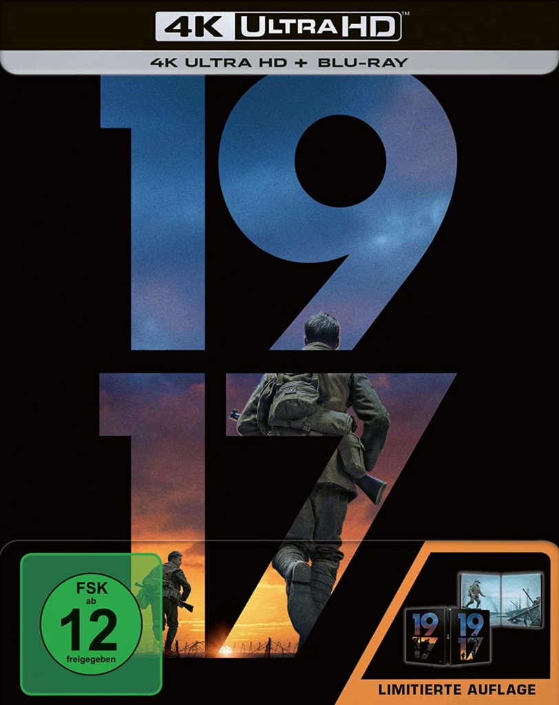 Frontansicht Limited UHD Steelbook zu Sam Mendes' 1917 Kriegsfilm