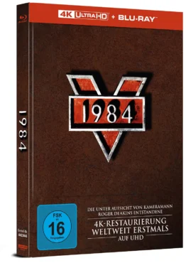 1984 John Hurt 4K Mediabook Ultra HD Blu-ray Disc