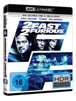 2 Fast 2 Furious 4K Blu-ray Disc Cover Deutschland FSK