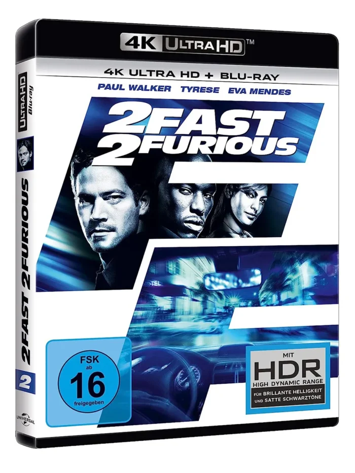 2 Fast 2 Furious – 4K Blu-ray (UHD + Blu-ray Disc)