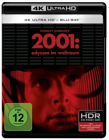 Offizielles 4K Ultra HD Cover zu 2001: Odyssee im Weltraum