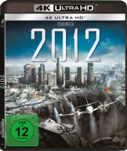 Roland Emmerichs 2012 (Film) auf 4K UHD Blu-ray Disc (Cover Front)