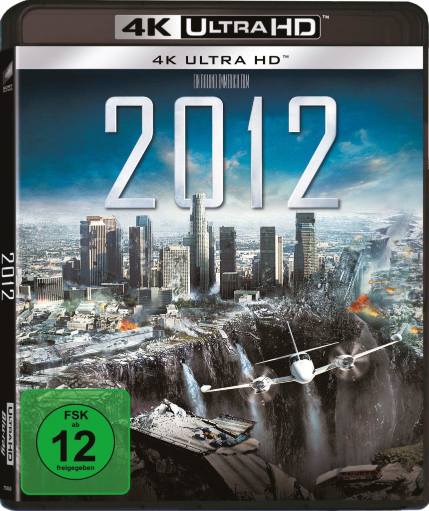 Roland Emmerichs 2012 (Film) auf 4K UHD Blu-ray Disc (Cover Front)