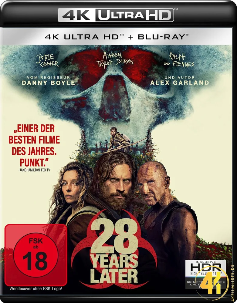 28 Years Later 4K Blu-ray Ultra HD Blu-ray Disc
