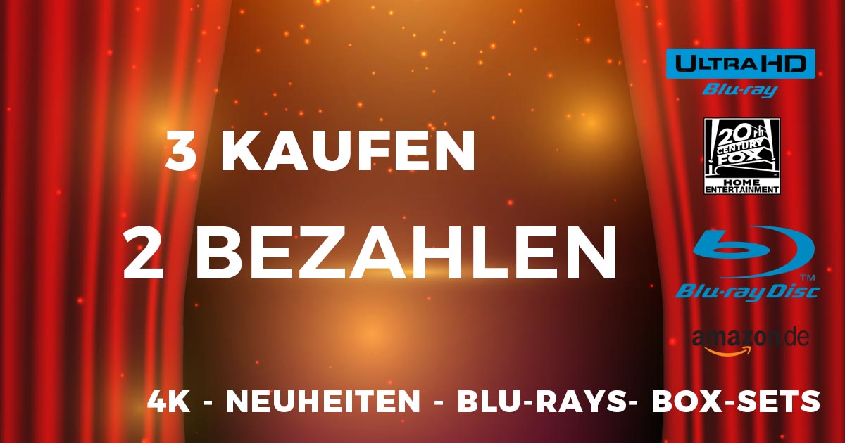 3 kaufen, 2 zahlen - 4K-Aktion bei Amazon