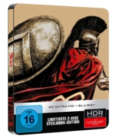 300 im 4K Limited Steelbook mit Graphic Novel Zeichnung