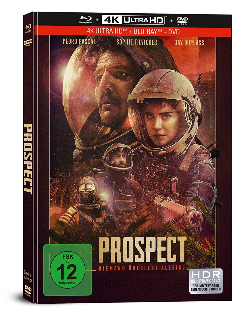 Prospect im 4K UHD Mediabook in der 3D-Ansicht