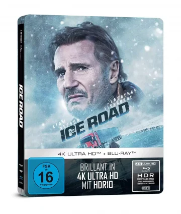 3D Ansicht The Ice Road - 4K Steelbook