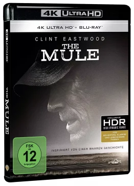 3D Ansicht zur The Mule 4K Blu-ray Disc mit Clint Eastwood (UHD + Blu-ray Disc)