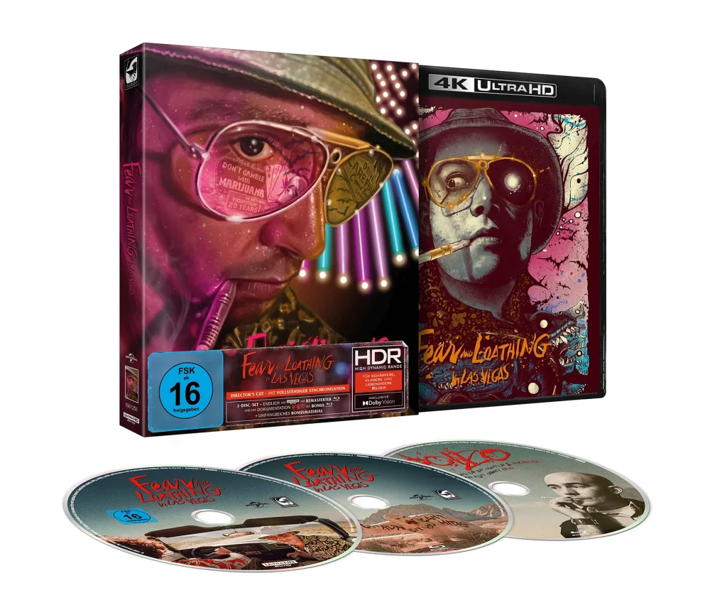 4K Blu-ray Fear and Loathing in Las Vegas im UHD Keep Case mit Pappschuber