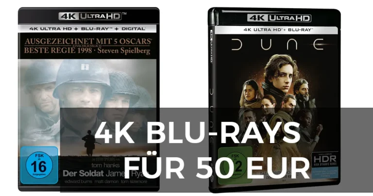 Dutzende Euros sparen: drei 4K Filme für 50 Euro