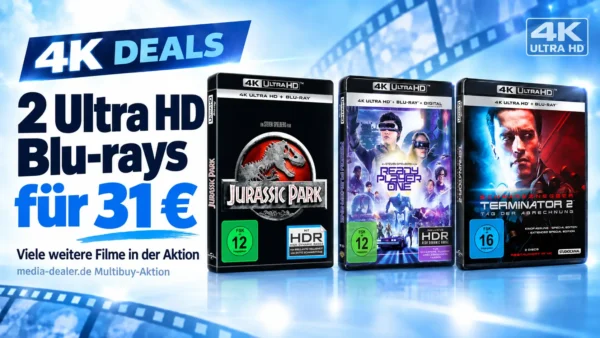 Media-dealer 4K Deals: 2 für 31 Euro