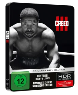 4K Steelbook Creed III Rockys Legacy 4K Blu-ray Disc