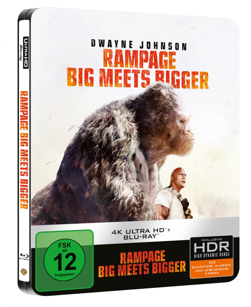 Big meets bigger im 4k UHD Blu-ray Steelbook
