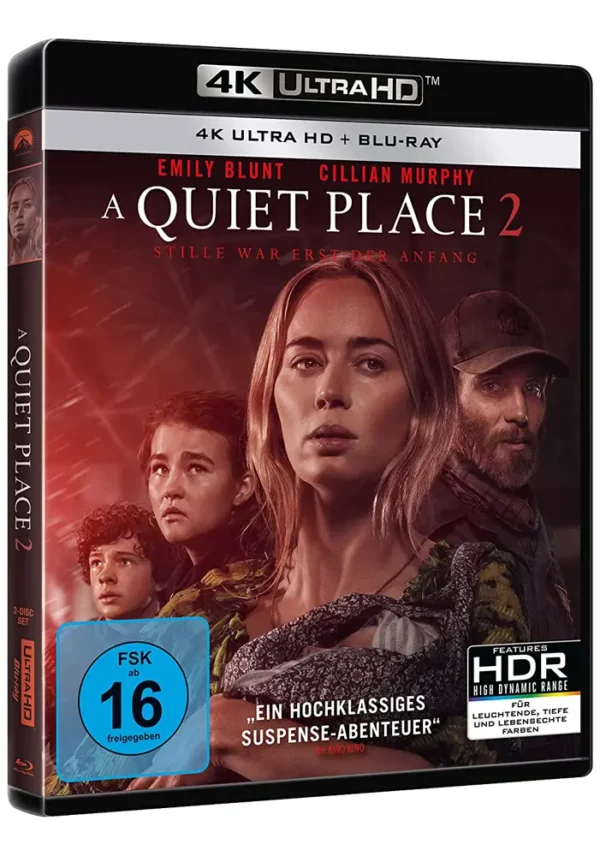 A Quiet Place 2 – 4K Blu-ray (UHD + Blu-ray Disc)