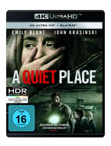 Frontansicht Cover A Quiet Place mit Dolby Vision