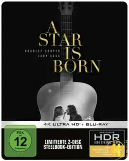 A Star is Born 4K Steelbook Ultra HD Blu-ray Disc