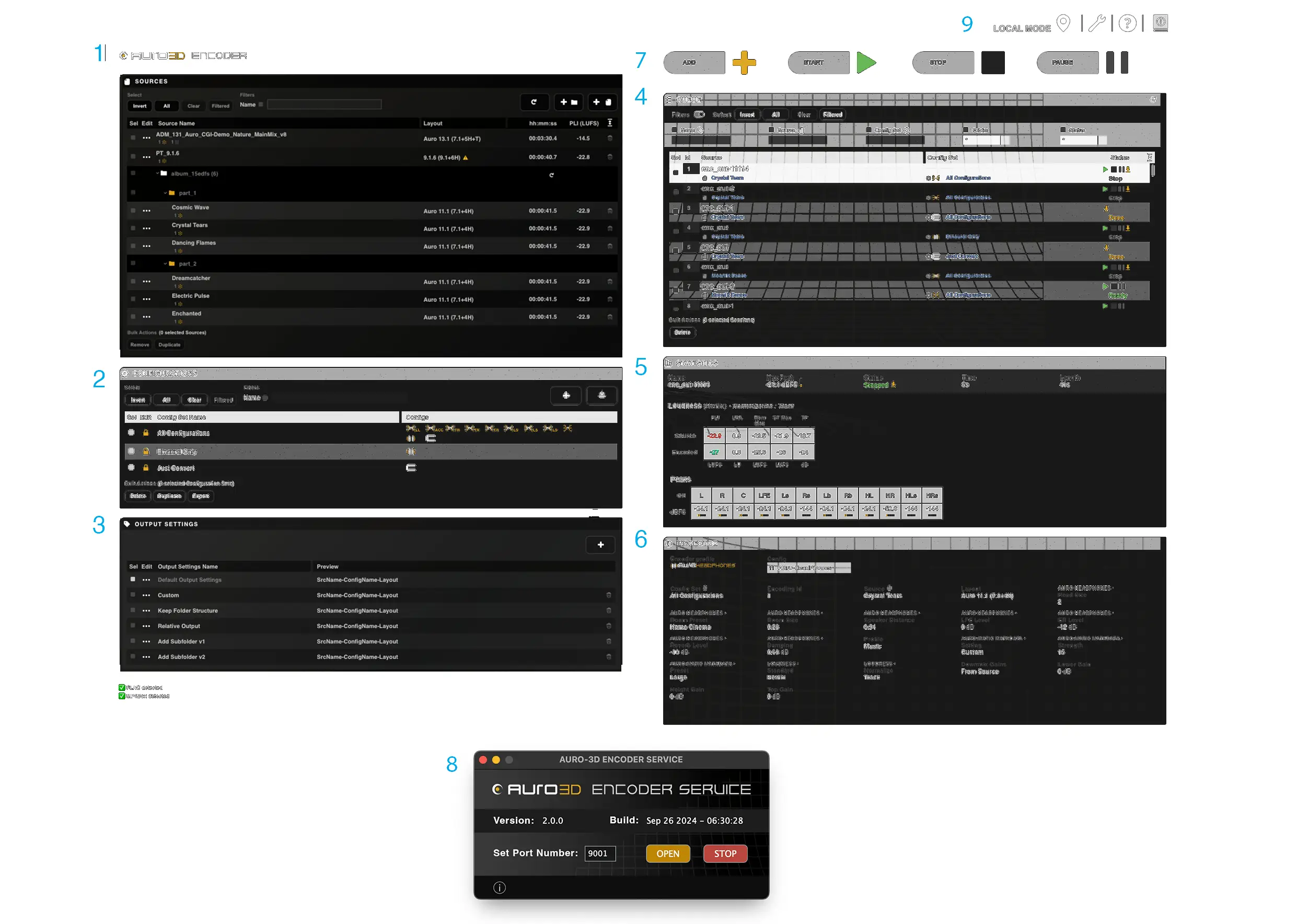 AURO 3D Encoder Service v2.2.0 User Interface