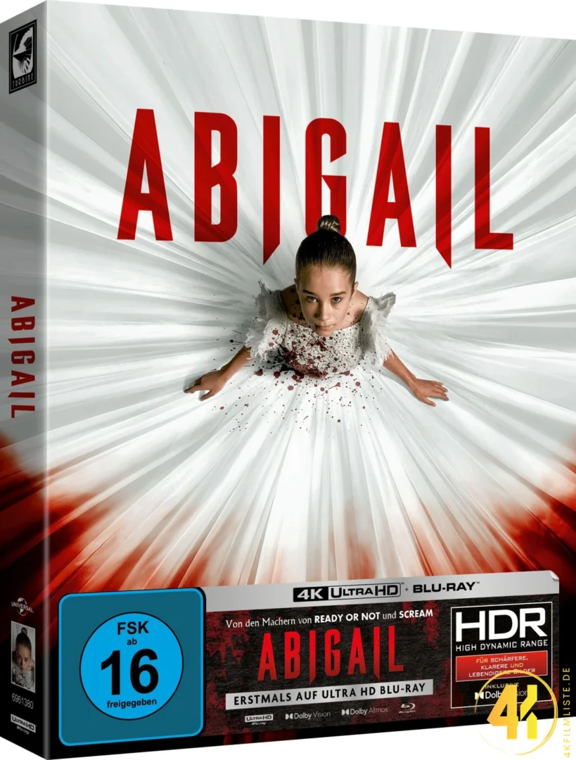 Abigail UHD Keep Case 4K Blu-ray Disc Ultra HD Blu-ray Disc