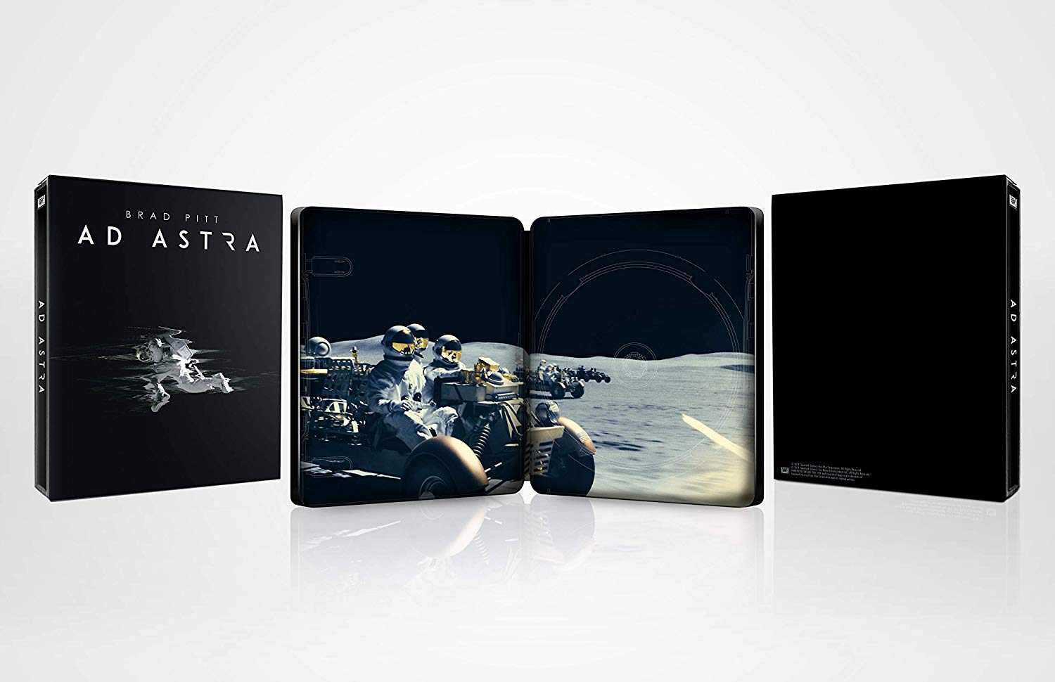 Inlay und Außenansicht 4K UHD Steelbook zu Ad Astra