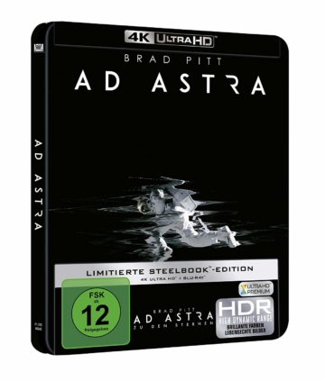 Ad Astra 4K UHD Steelbook Seitenansicht