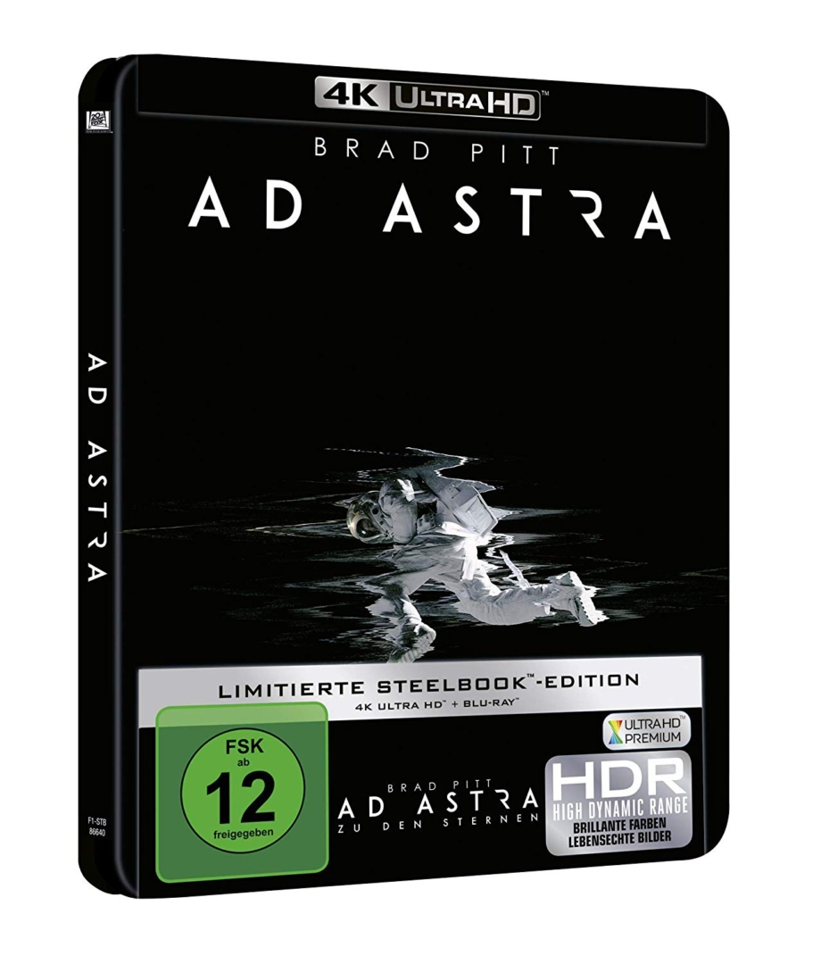 Ad Astra 4K UHD Steelbook Seitenansicht