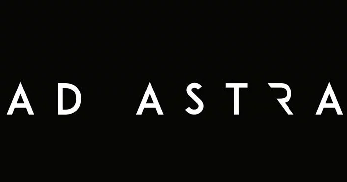 Ad Astra Logo vom Film mit Brad Pitt