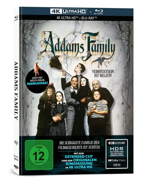 Addams Family – 4K Mediabook (UHD + Blu-ray Disc)