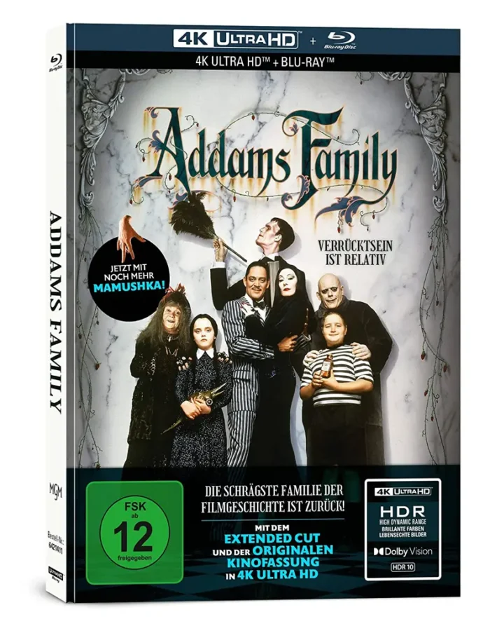 Addams Family – 4K Mediabook (UHD + Blu-ray Disc)