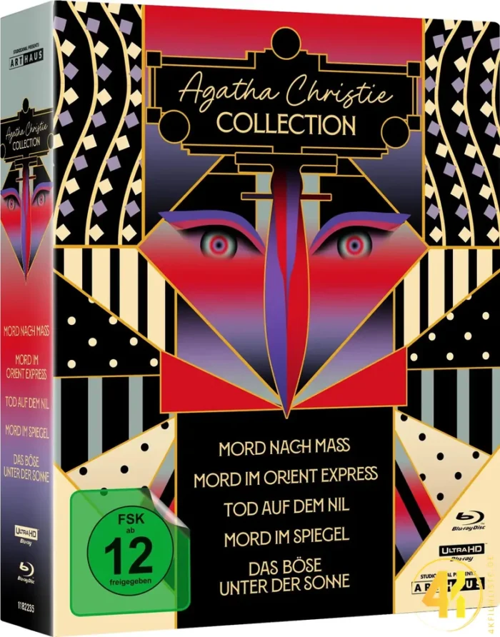 Agatha Christie Collection (5 Movie Set) – 4K Blu-ray (UHD + Blu-ray Disc)