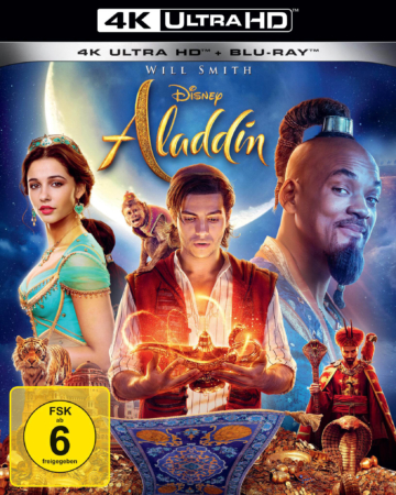Aladdin Neuverfilmung aus 2019 4K UHD Cover