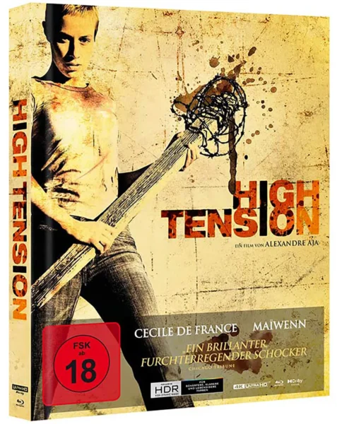 High Tension – 4K Mediabook C (UHD + Blu-ray Disc + Bonus Blu-ray)