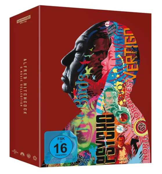 Alfred Hitchcock (6 Movie Edition) – 4K Digipak (UHD + Blu-ray Disc)