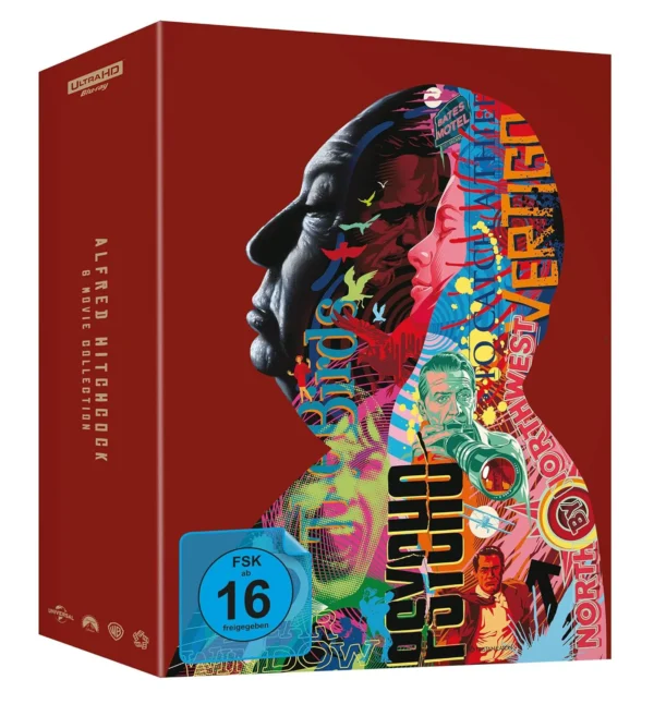 Alfred Hitchcock (6 Movie Edition) – 4K Digipak (UHD + Blu-ray Disc)