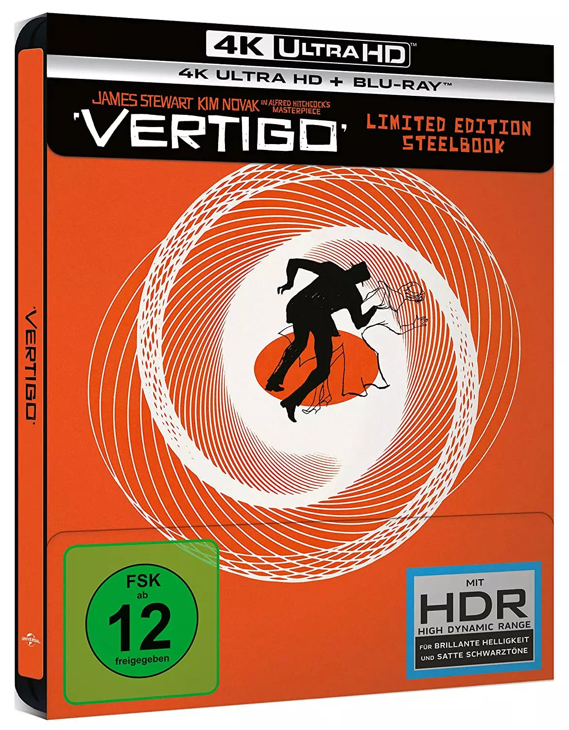Vertigo – 4K Steelbook (UHD + Blu-ray Disc)