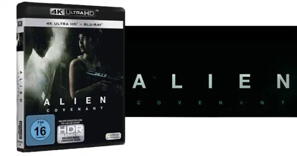 Ridley Scotts „Alien: Covenant“ als 4K Ultra HD Premium Blu-ray Disc