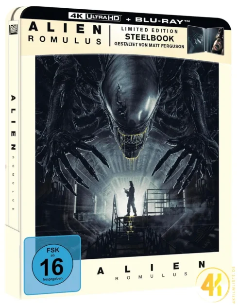 Alien: Romulus (Cover B) – 4K Steelbook (UHD + Blu-ray Disc)