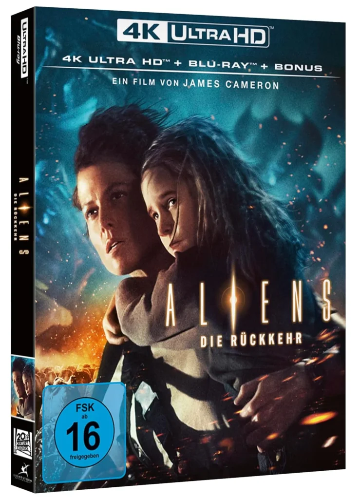 Aliens Die Rückkehr 4K Ultra HD Blu-ray Disc Deutsches Cover