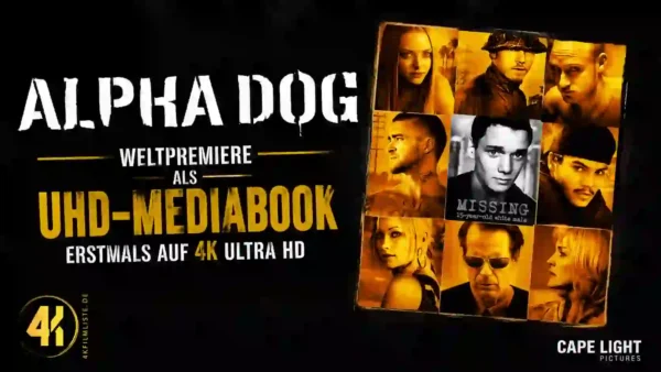 4K-Weltpremiere für "Alpha Dog" mit Bruce Willis im UHD-Mediabook